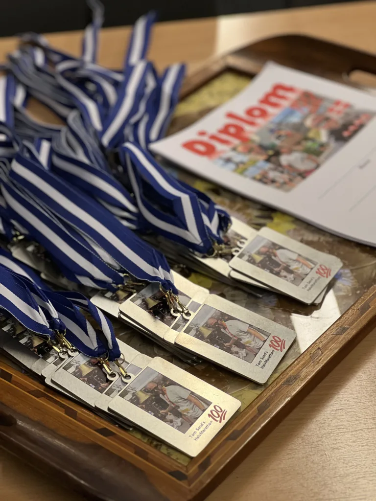 Medalje klar til halvmarathon nr. 100