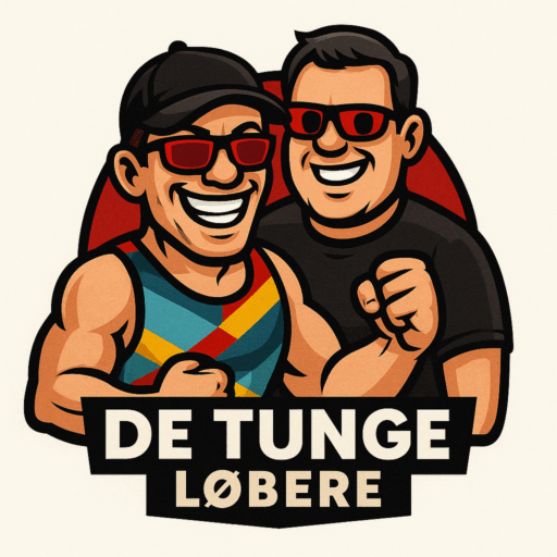De tunge løbere logo