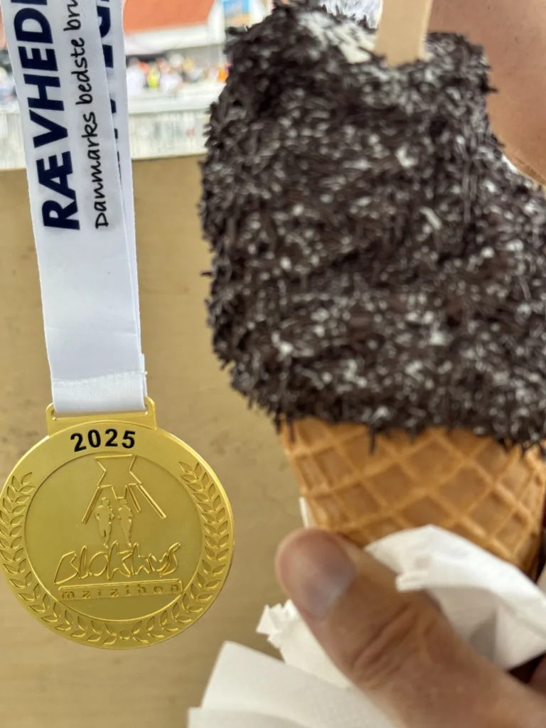 Medalje og fortjent is