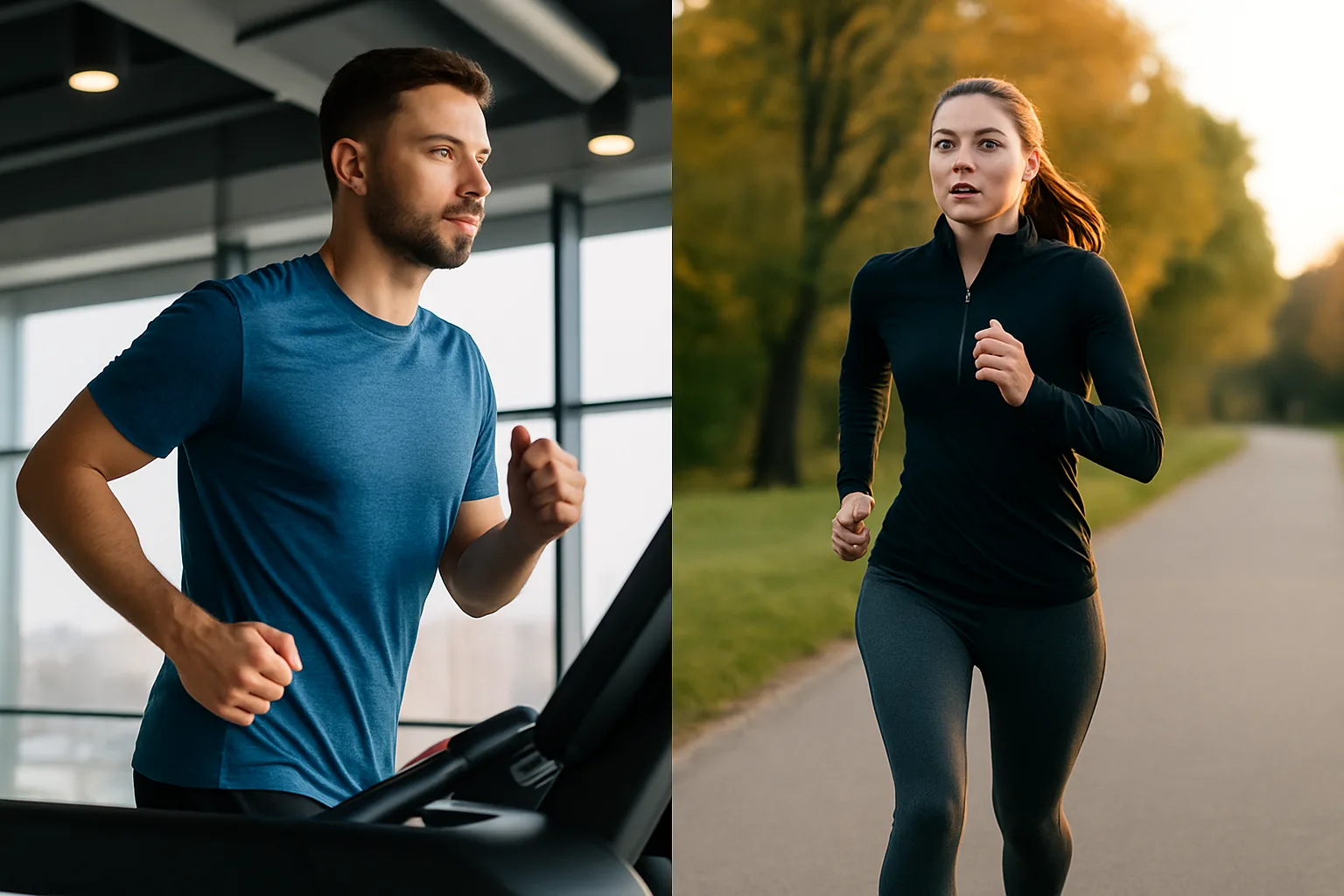 Løb på løbebånd eller løb udenfor